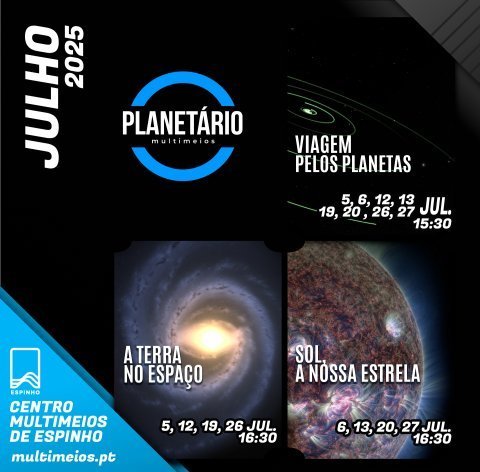 Sessões de Planetário | JULHO