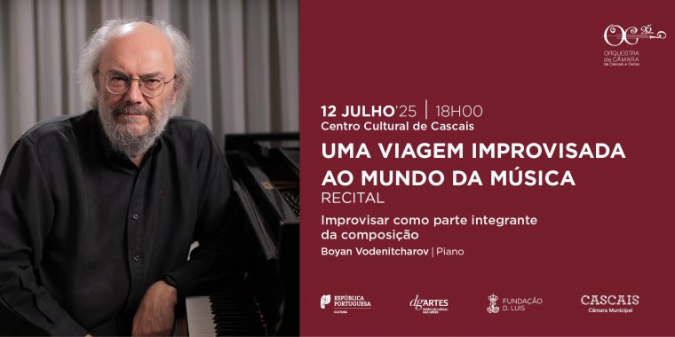 'Uma viagem improvisada ao mundo da música', recital pela OCCO - Orquestra de Câmara de Cascais e Oeiras