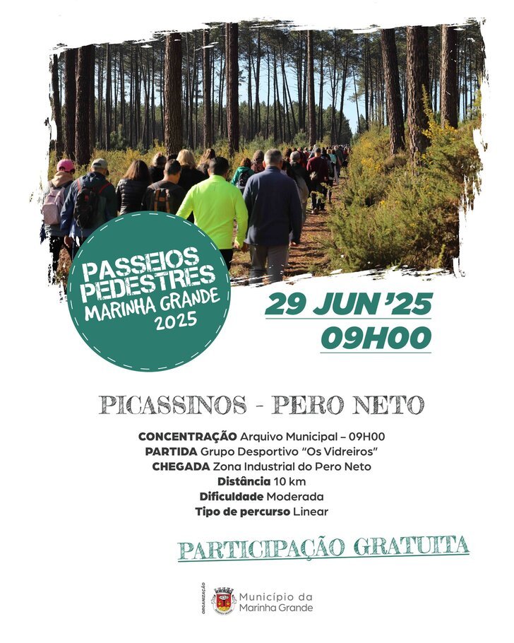 PARTICIPE NO PASSEIO PEDESTRE DO PRÓXIMO DOMINGO