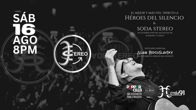 El mejor y más fiel tributo a: Héroes del Silencio & Soda Stereo