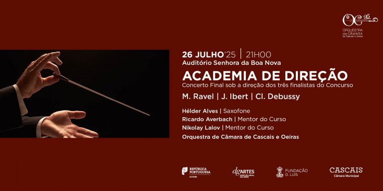 'Academia de Direção', concerto pela OCCO - Orquestra de Câmara de Cascais e Oeiras