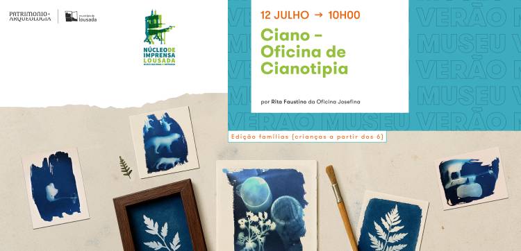 Ciano - Oficina de Cianotipia