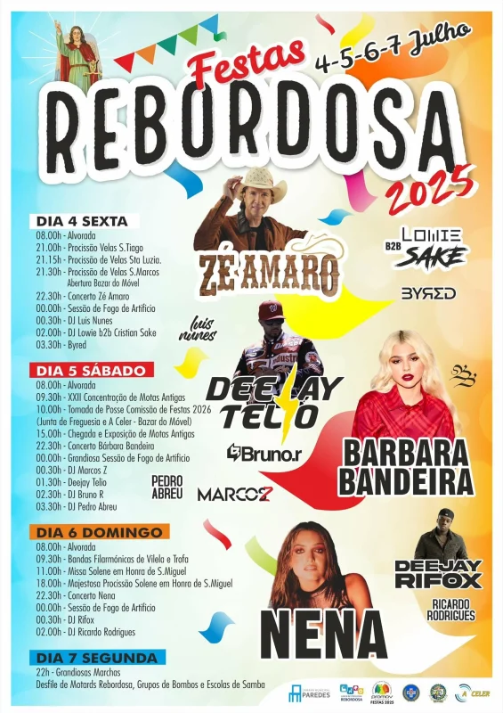 Festas de Rebordosa 2025