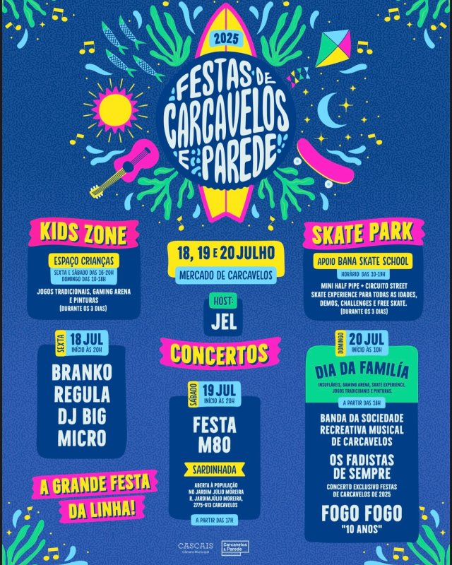 Festas de Carcavelos e Parede 2025