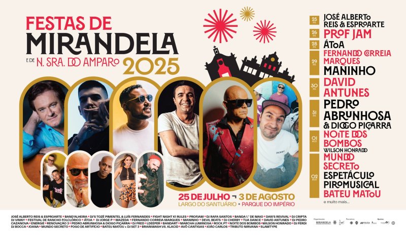 Festas de Mirandela e de Nossa Senhora do Amparo 2025