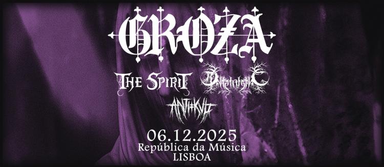 NADIR OVER LISBOA - GROZA + THE SPIRIT + ANTE-INFERNO + ANTIKVLT