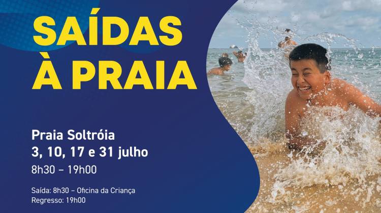 OFICINA DA CRIANÇA: SAÍDAS À PRAIA
