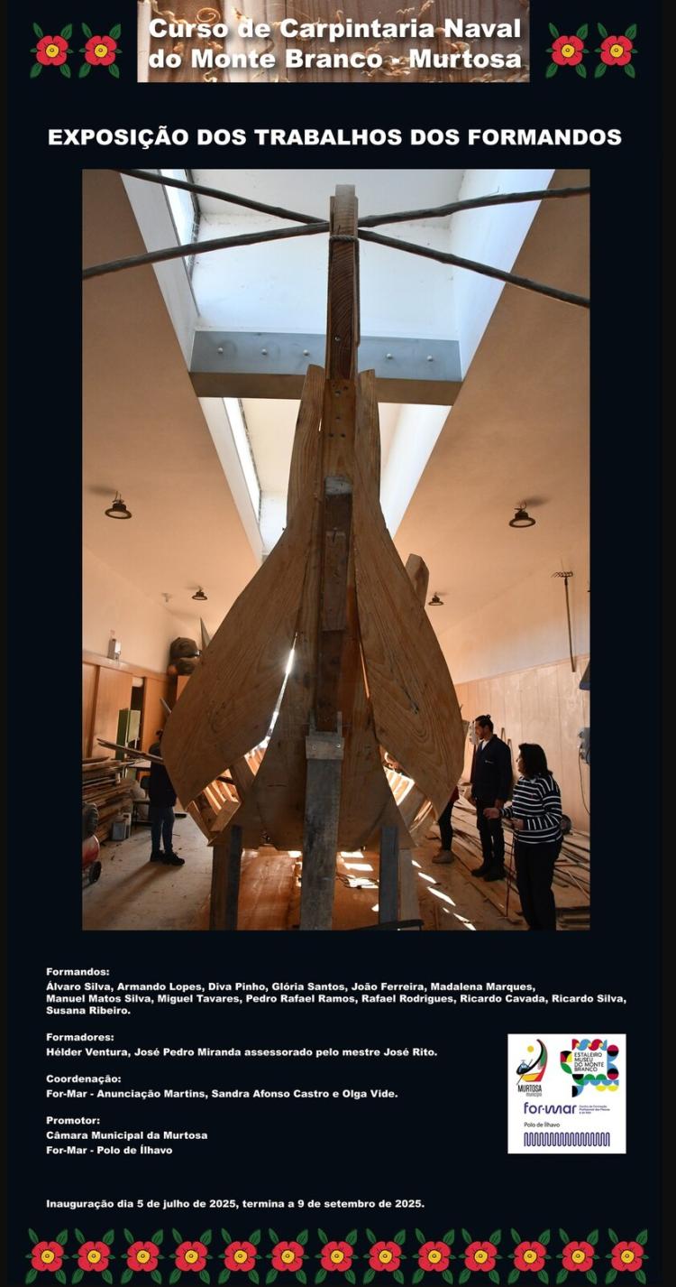 Exposição dos Trabalhos dos Formandos do Curso de Carpintaria Naval