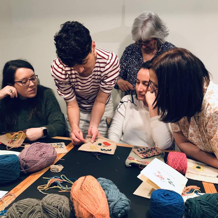 Bordar em tricot com Joana Caetano - 20 SET