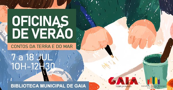 Oficinas de Verão – Contos da Terra e do Mar