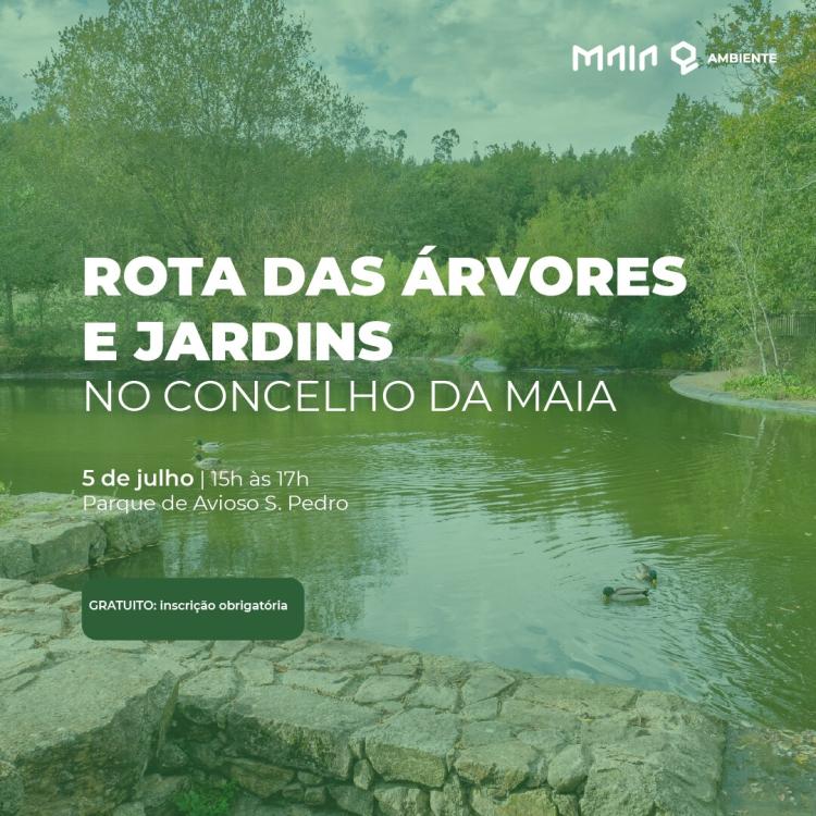 Rota das Árvores e Jardins do Concelho da Maia, no Parque de Avioso S. Pedro.