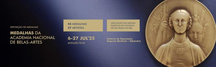 Galeria Augusto Bértholo recebe exposição de medalhas da Academia Nacional de Belas-Artes