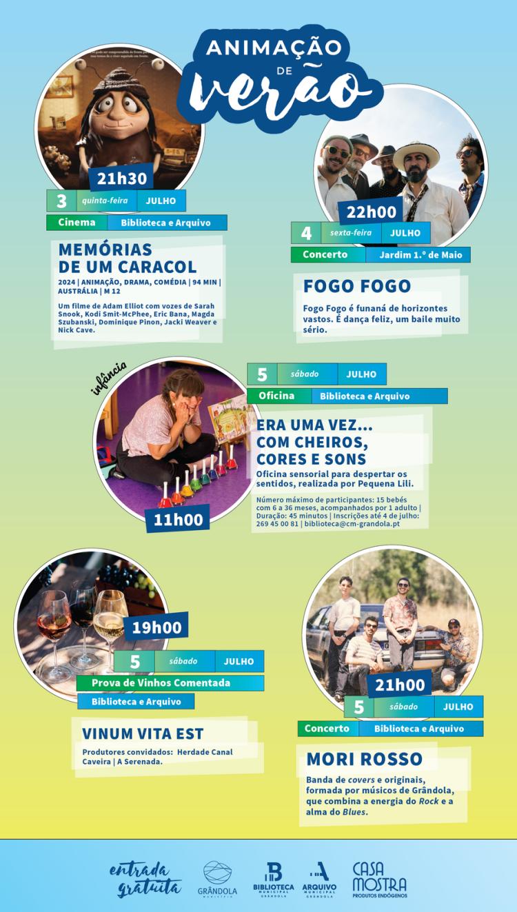 VERÃO | Animação de Verão » 3 A 5 DE JULHO