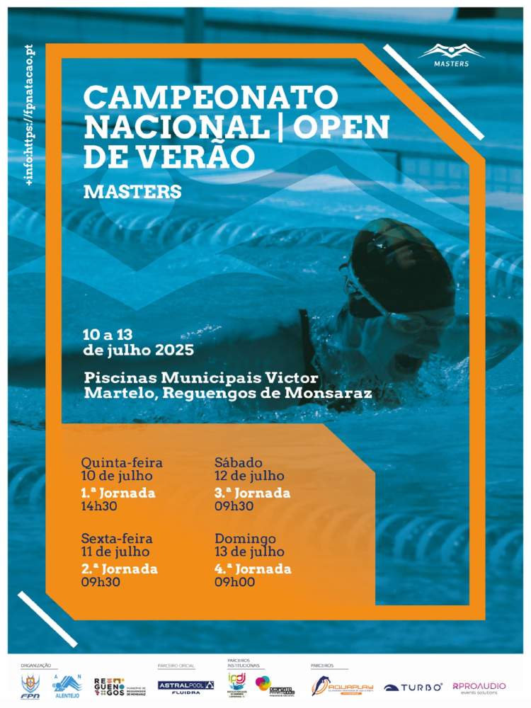 Campeonato Nacional de Natação | Open de Verão Masters 2025