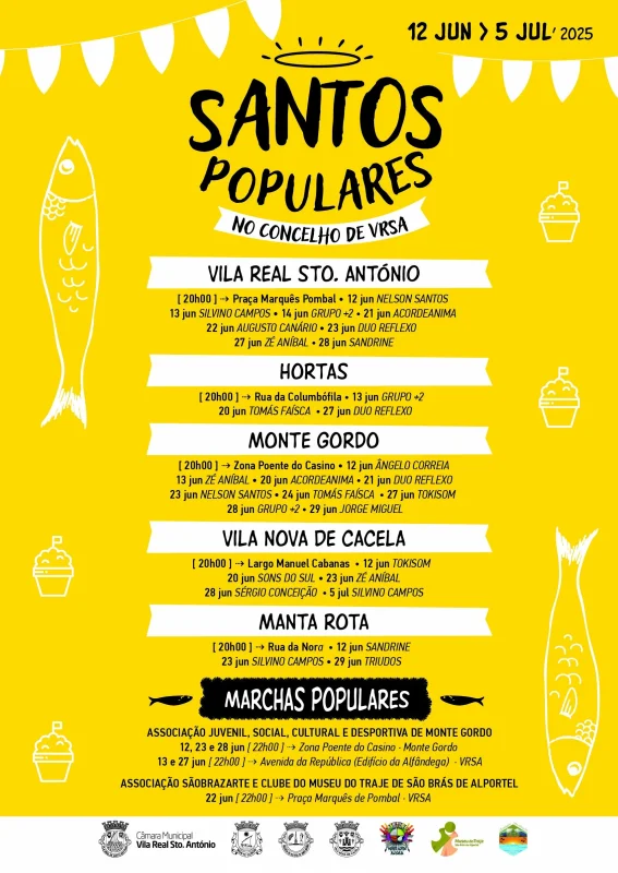 Santos Populares no Concelho de VRSA