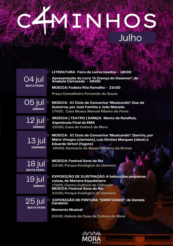 4 Caminhos - Julho em Mora