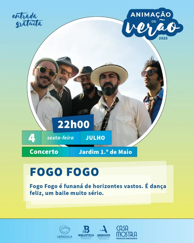 Concerto Fogo Fogo - Animação de Verão 2025