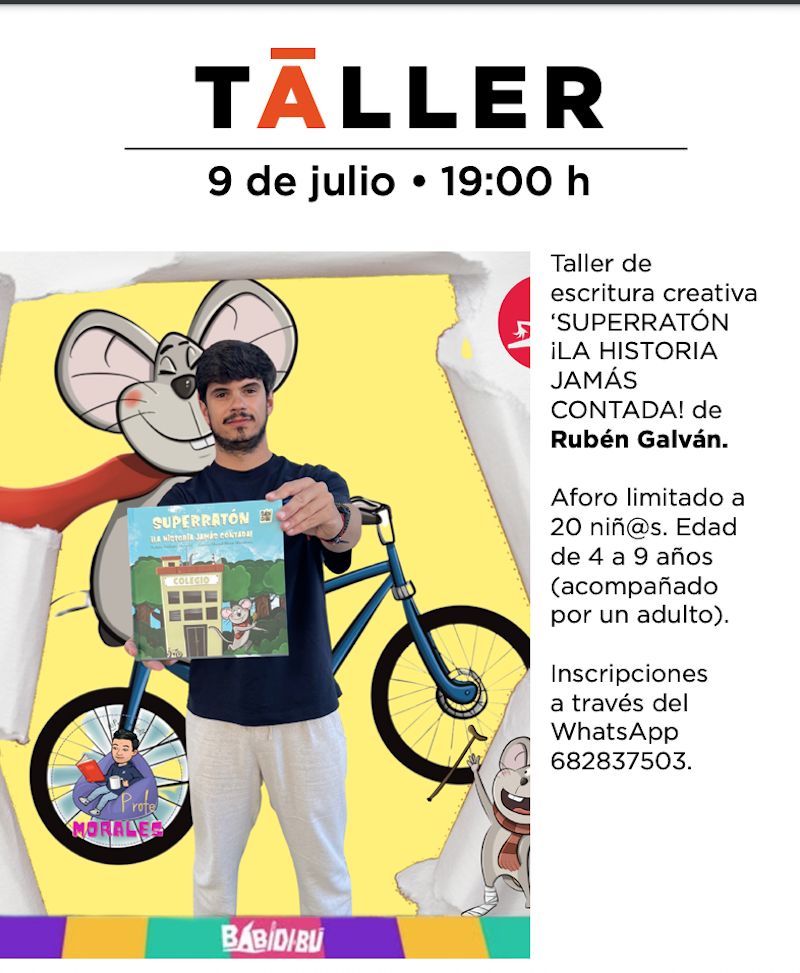 Taller de escritura creativa ‘Superratón, la historia jamás contada’