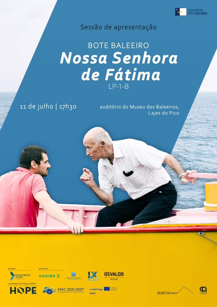 Renascimento do Bote Nossa Senhora de Fátima, no auditório do Museu dos Baleeiros