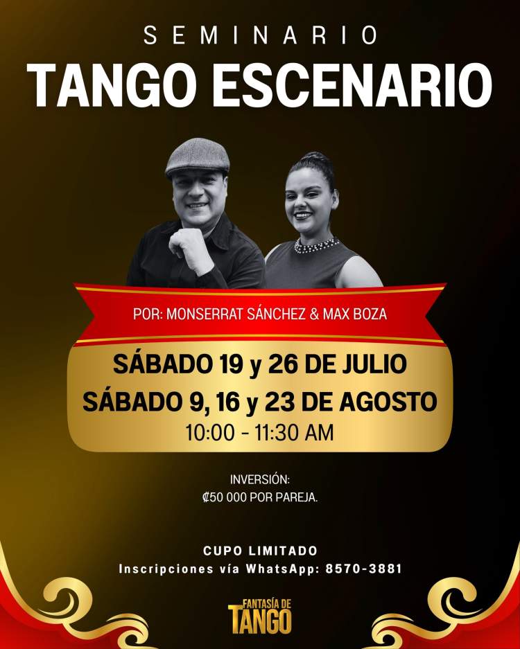 Seminario Tango escenario 
