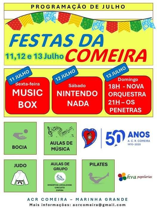 VÊM AÍ AS FESTAS DA COMEIRA!