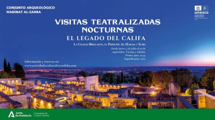 Visitas teatralizadas nocturnas en Madinat al-Zahra. El legado del Califa