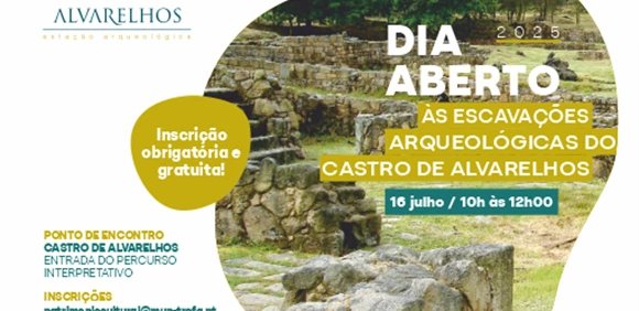 Dia aberto às Escavações Arqueológicas do Castro de Alvarelhos a 16 julho das 10h às 12h