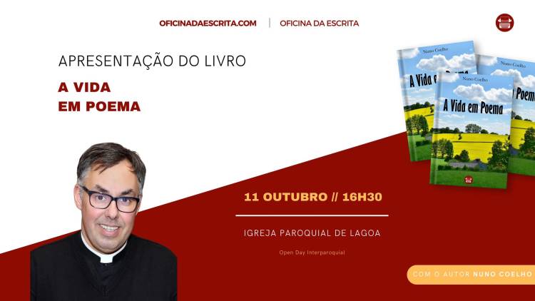 Apresentação do Livro A Vida em Poema, do autor Pe. Nuno Coelho