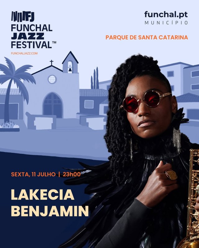 Concerto de Lakecia Benjamin no Funchal Jazz Festival