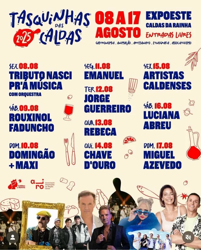 Tasquinhas das Caldas 2025