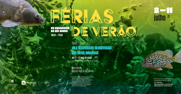 Férias de Verão no Aquamuseu do Rio Minho
