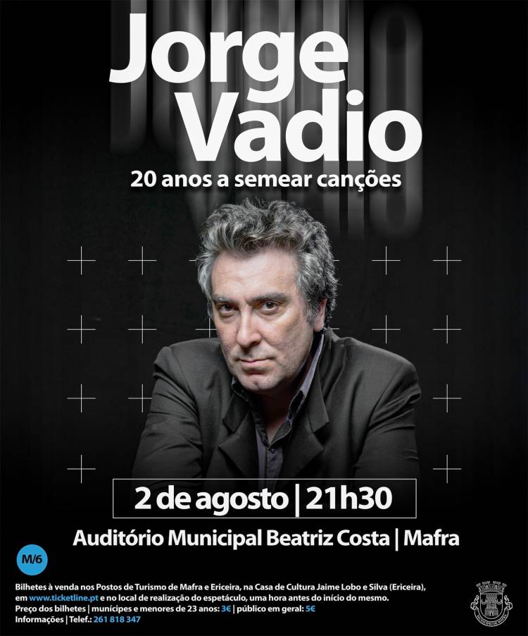 Concerto 'Jorge Vadio - 20 anos a semear canções'