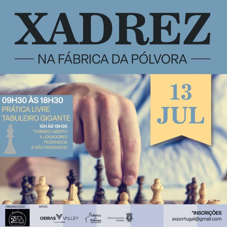 30º Dia de Xadrez na Fábrica da Pólvora de Barcarena (Torneios: Open e Sub12)