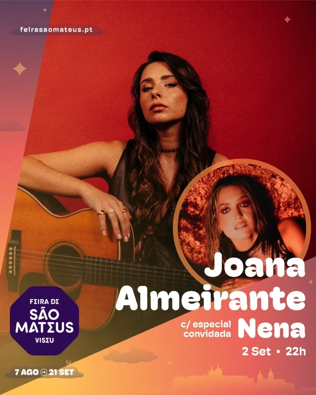 Concerto de Joana Almeirante com Nena na Feira de São Mateus