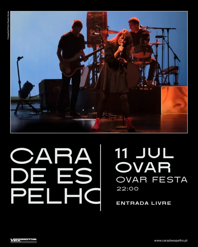 Concerto de Cara de Espelho em Ovar