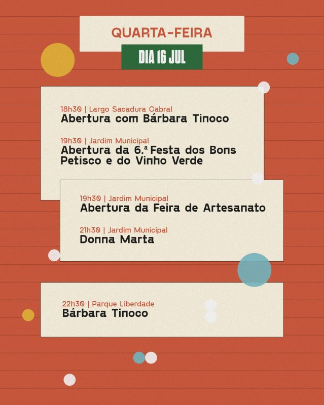 Festas do Marco '25 - 16 julho
