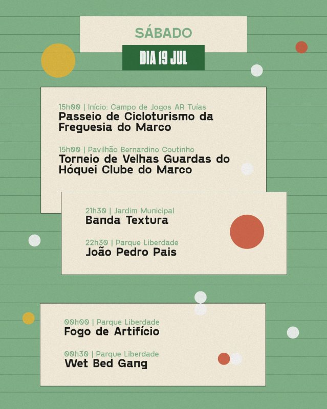 Festas do Marco '25 - 19 julho