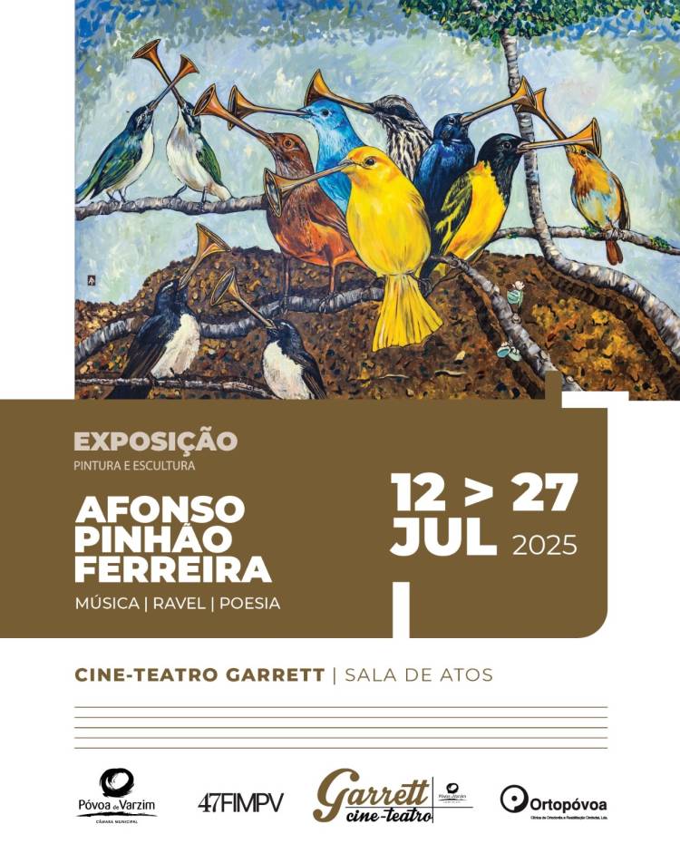 Exposição de pintura e escultura de Afonso Pinhão Ferreira