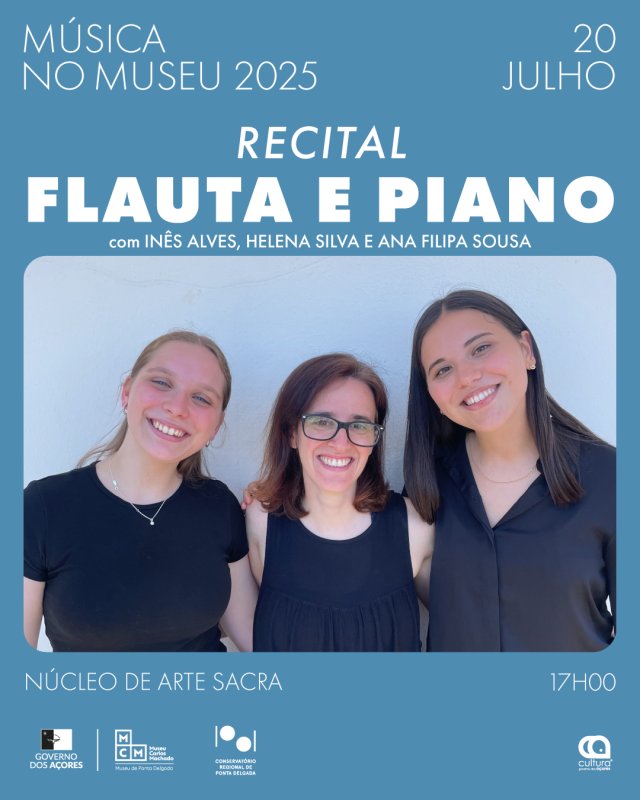 Recital de Flauta e Piano no Museu