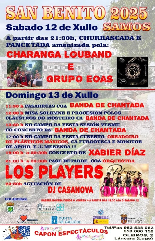 Fiesta de San Benito 2025 en Samos
