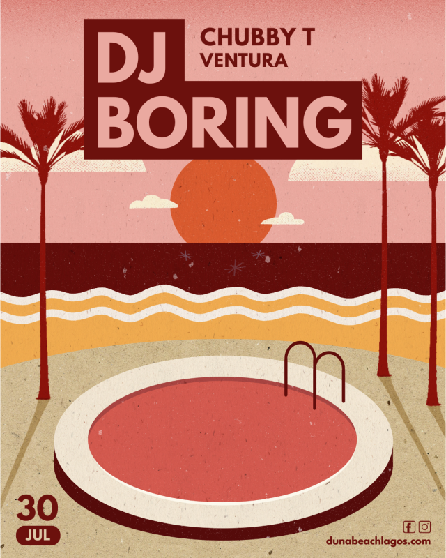 DJ Boring no Duna Beach Lagos