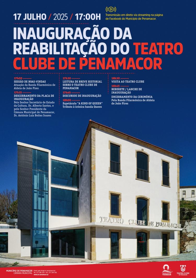 Inauguração da Reabilitação do Teatro Clube de Penamacor