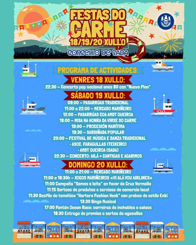 Festas do Carme en Sada