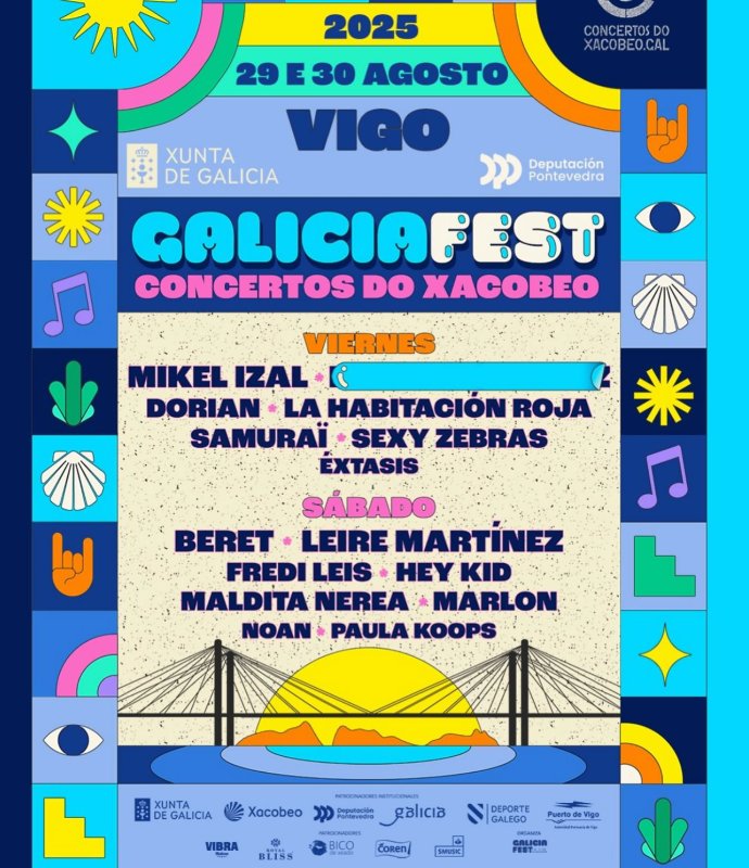 GaliciaFest: Conciertos do Xacobeo en Vigo