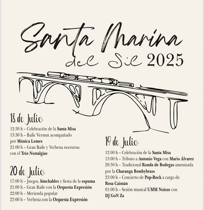 Fiestas de Santa Marina del Sil 2025