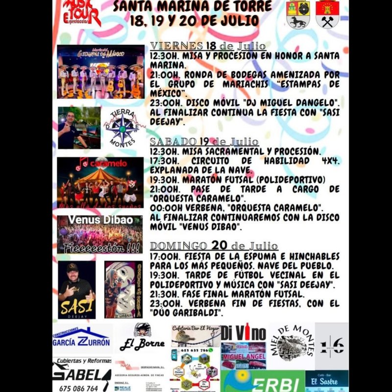 Fiestas de Santa Marina de Torre 2025