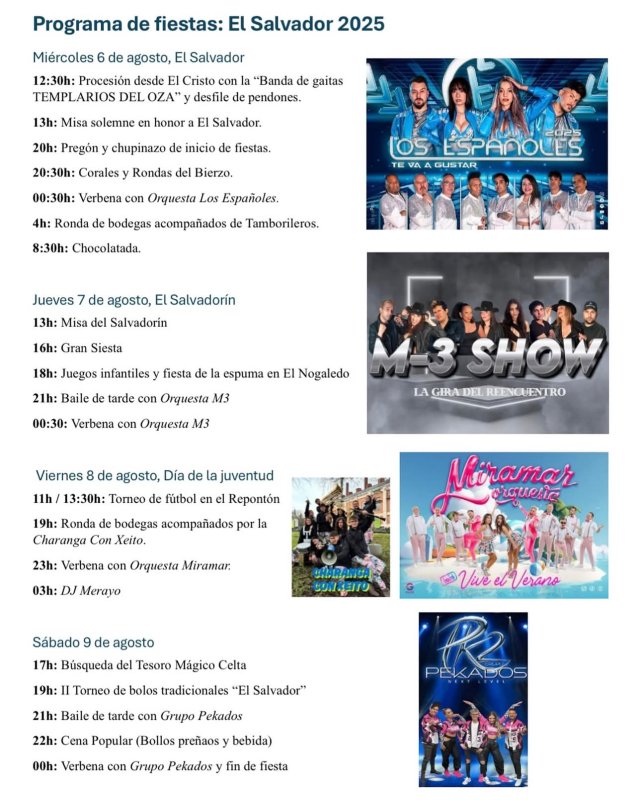 Fiestas de El Salvador 2025