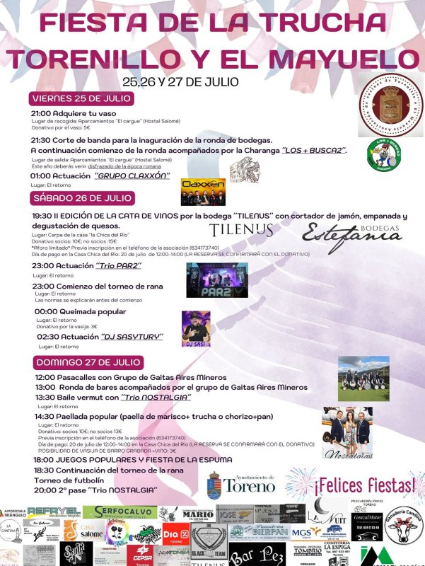 Fiesta de la Trucha Torenillo y El Mayuelo