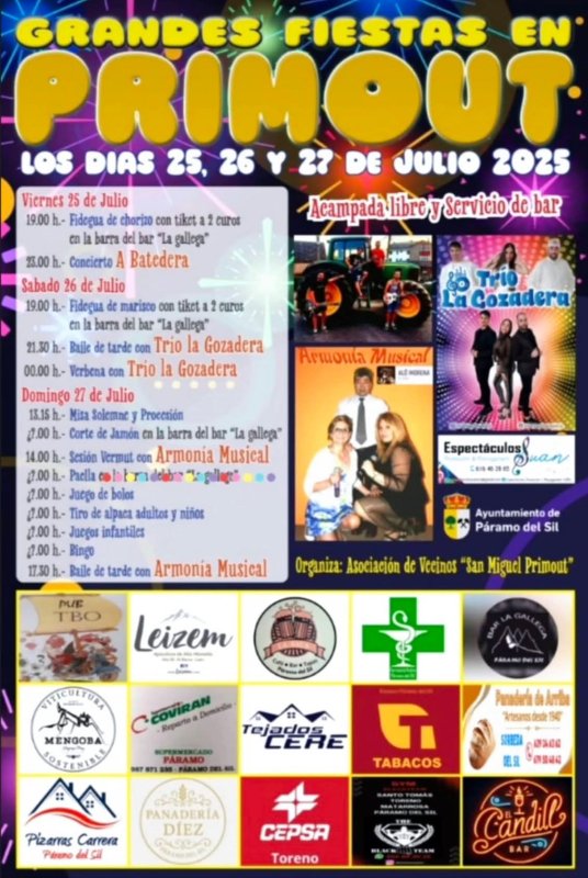 Grandes Fiestas en Primout 2025
