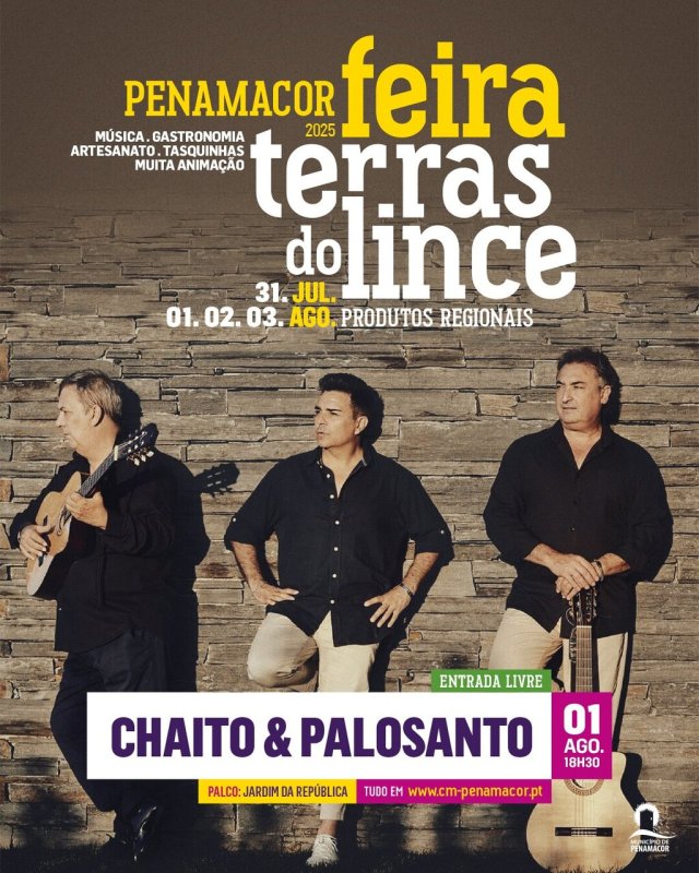 Chaito & Palosanto na Feira Terras do Lince 2025